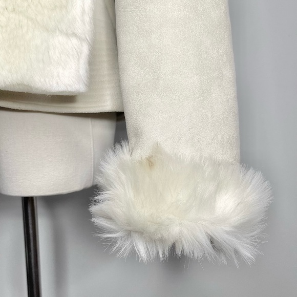 SOLD Playboy Faux Fur Suede Coat - Picture 3 of 5
